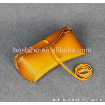 2016 New leather glasses case leather